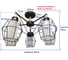 Люстра JUPITER LIGHTING черная + светлое дерево-5х60W E27 230V, 31 см-50 см-50 с MО 85-1039/5 2