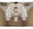 Люстра JUPITER LIGHTING белая + светлое дерево-5х60W E27 230V, 32 см-д 51 см MО 85-1039/5 wh 3