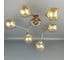 Люстра JUPITER LIGHTING хром+темно-коричневый-6х60W E27 230V, 25 см-60 см-60 MО 85-1187/6 3