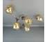Люстра JUPITER LIGHTING хром+темно-коричневый-6х60W E27 230V, 25 см-60 см-60 MО 85-1187/6 6