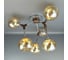 Люстра JUPITER LIGHTING хром+темно-коричневый-6х60W E27 230V, 25 см-60 см-60 MО 85-1187/6 7