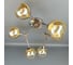 Люстра JUPITER LIGHTING хром+темно-коричневый-6х60W E27 230V, 25 см-60 см-60 MО 85-1187/6 8