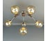 Люстра JUPITER LIGHTING хром+темно-коричневый-6х60W E27 230V, 25 см-60 см-60 MО 85-1187/6 9
