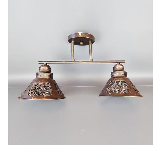 Люстра JUPITER LIGHTING ржа-2х60W E27 230V, 27 см-50.5 см-19 см MО 83-5046/2