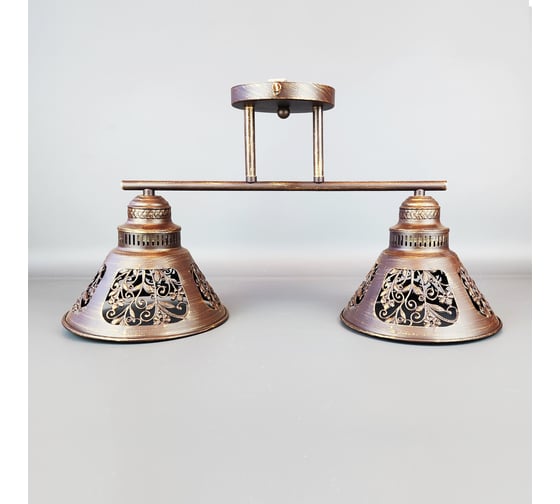 Люстра JUPITER LIGHTING ржа-2х60W E27 230V, 27 см-50.5 см-19 см MО 83-5046/2