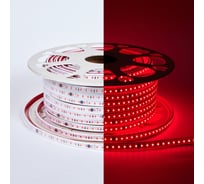 Светодиодная лента ELEGANZ 220В 9,6Вт/м Красный 9x5,5мм, IP65, отрезка - 10см, 50м бухта, EL-220R
