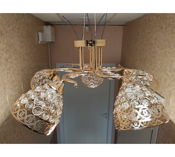 Люстра JUPITER LIGHTING золото-5х60W E27 230V, 25-d 60 N10-2947/5