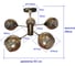 Люстра JUPITER LIGHTING 5х60W E27 230V MО 85-5117/5 2