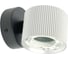 Светильник настенный FERON HL4580 ARIA 12W, 230V,GX53, серебро + черный IP20, 51676 12