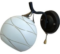Бра JUPITER LIGHTING Нити сфера хром, венге-1х60W E27 230V, 19-13-22 N01-15С79/1