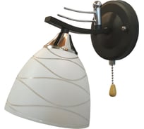 Бра JUPITER LIGHTING Нити Этюд хром+черный-1х60W E27 230V, 23-14-24 A10-26Н30/1