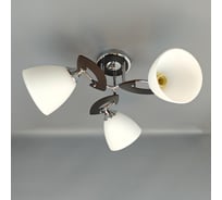Люстра JUPITER LIGHTING хром, венге-3х60W E27 230V N01-1715/3
