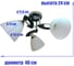 Люстра JUPITER LIGHTING хром, венге-3х60W E27 230V N01-1715/3 4