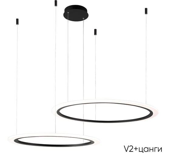 Подвесной светодиодный светильник Crystal lux MANZANA SP53W LED  BLACK
