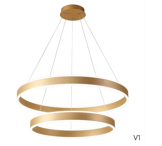 Подвесной светодиодный светильник Crystal lux MUCHOS SP123W LED GOLD