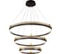 Подвесной светодиодный светильник Crystal lux FERNANDO SP158W LED BLACK/GOLD 1