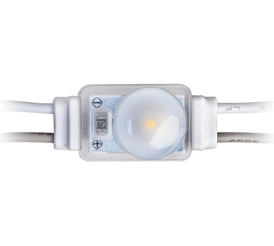 Светодиодный модуль MAKSILED 50 шт, 0.36 Вт, 12 В, IP67, 1smd 2835, 9лм, желтый, ML-M1HL-L-2835-Y-LP