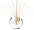 Настенный светодиодный светильник Crystal lux VERDE AP L1000 GOLD NEW 2