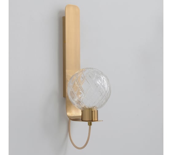 Настенный светодиодный светильник Crystal lux BELLA AP1 BRASS 1