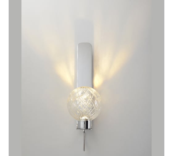 Настенный светодиодный светильник Crystal lux BELLA AP1 CHROME