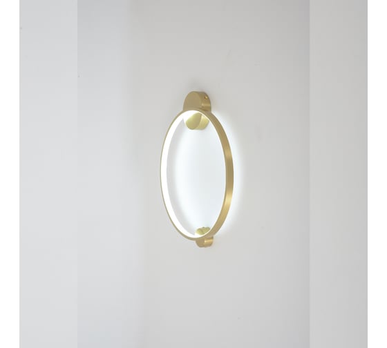 Настенный светодиодный светильник Crystal lux REAL AP18W LED BRASS