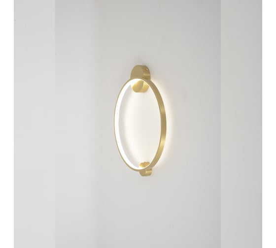 Настенный светодиодный светильник Crystal lux REAL AP18W LED BRASS
