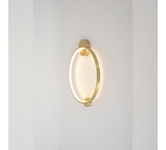 Настенный светодиодный светильник Crystal lux REAL AP18W LED BRASS