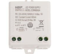 LED-драйвер KGP 9Вт AC-DC CC9W600A24 Т03758201