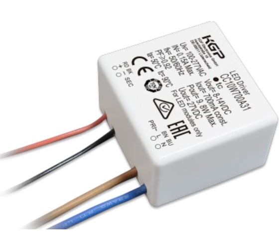 LED-драйвер KGP 10Вт AC-DC CC10W350 Т03734137 1