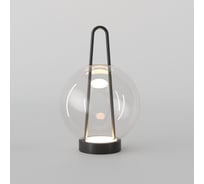 Настольный светодиодный светильник Eurosvet Frasco со стеклянным плафоном 80507/1 черный a069349