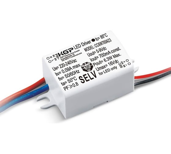 LED-драйвер KGP 7Вт AC-DC CC6W500A23 Т03735356