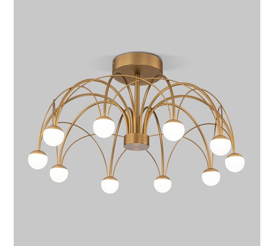 Потолочный светодиодный светильник Eurosvet Ragno 90031/10 LED золото a069303