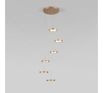 Подвесной светодиодный светильник Eurosvet Crespella 90034/6 золото a069295