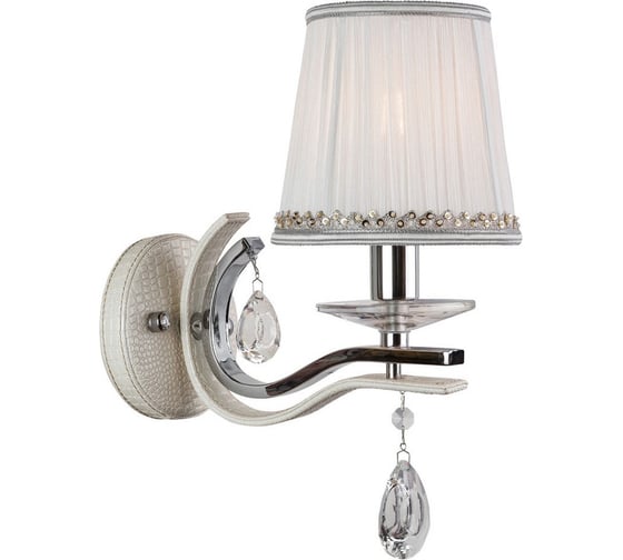 Бра AM Group с абажуром GLAMOUR AP1 WH 1