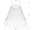 Потолочный светодиодный светильник Eurosvet Cesta 40018/1 LED коричневый a069290 2