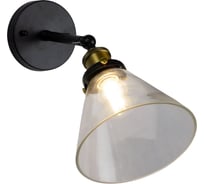 Светильник бра настенный AM Group в стиле Лофт AM6056-1W BK+CL