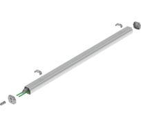 Светильник для выносного БАП CSVT LUMIN 38 1245x76x71 CRI80 6500 milky IP67 серый ЦБ00006911