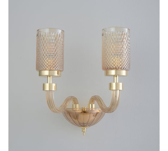 Бра Crystal lux SILVESTRO AP2 AMBER