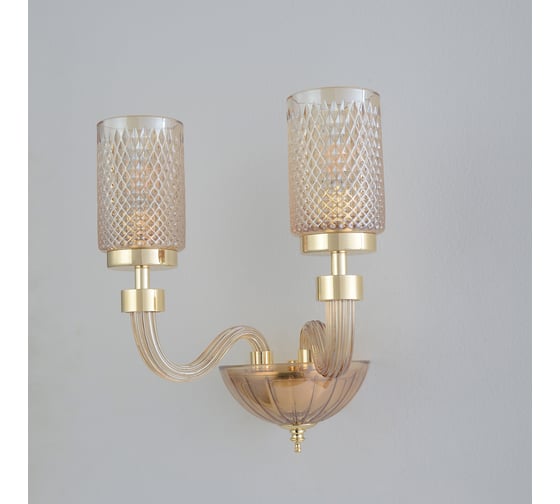 Бра Crystal lux SILVESTRO AP2 AMBER
