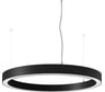 Дизайнерский подвесной светильник Hoop aax.tech 50Вт, 2650Лм, Опал, 4000К, IP40, 600х50х50мм, черный AAX-Hoop-R61-600-35W-4K-B