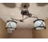 Люстра JUPITER LIGHTING хром-2х60W E27 230V, 25-45-20 N01-1856/2 7