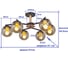 Люстра JUPITER LIGHTING 6х60W E27 230V MО 85-5071/6 2