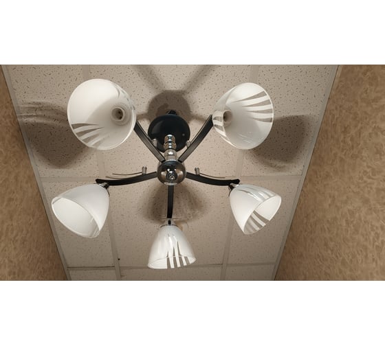 Люстра JUPITER LIGHTING Нити Этюд хром-5х60W E27 230V, 37-60-60 A10-26Н30/5