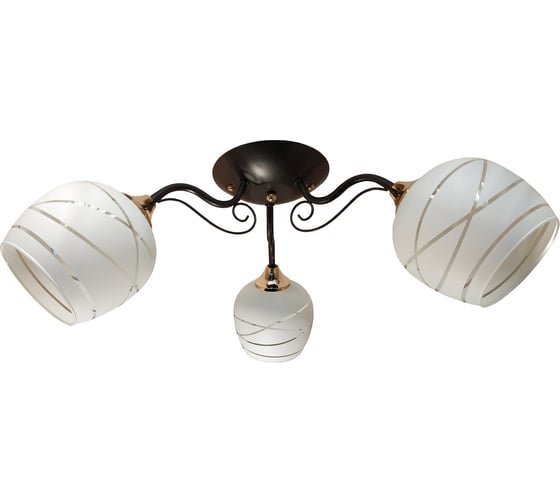 Люстра JUPITER LIGHTING черная-3х60W E27 230V, 22-d 54 N10-3067/3 1