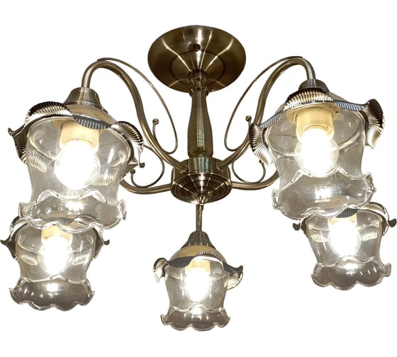 Люстра JUPITER LIGHTING MD61-50804/5 латунь-5хLED E27 230V MD61-50804