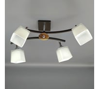 Люстра JUPITER LIGHTING хром венге-4х60W E27 230V, 27-55-26 N10-3324/4