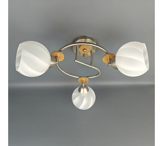 Люстра JUPITER LIGHTING хром-3х60W E27 230V, 31-50-50 N10-2889/3