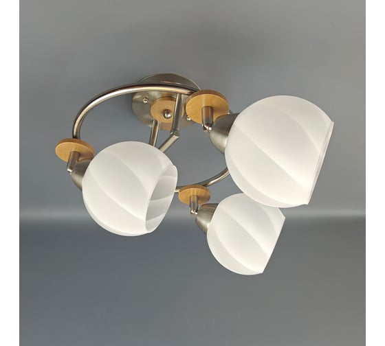Люстра JUPITER LIGHTING хром-3х60W E27 230V, 31-50-50 N10-2889/3