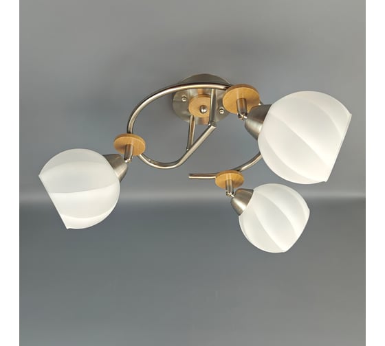 Люстра JUPITER LIGHTING хром-3х60W E27 230V, 31-50-50 N10-2889/3