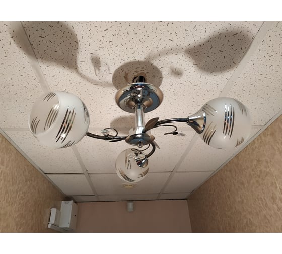 Люстра JUPITER LIGHTING черный хром-3х60W E27 230V, 21-d 50 A 1474/3